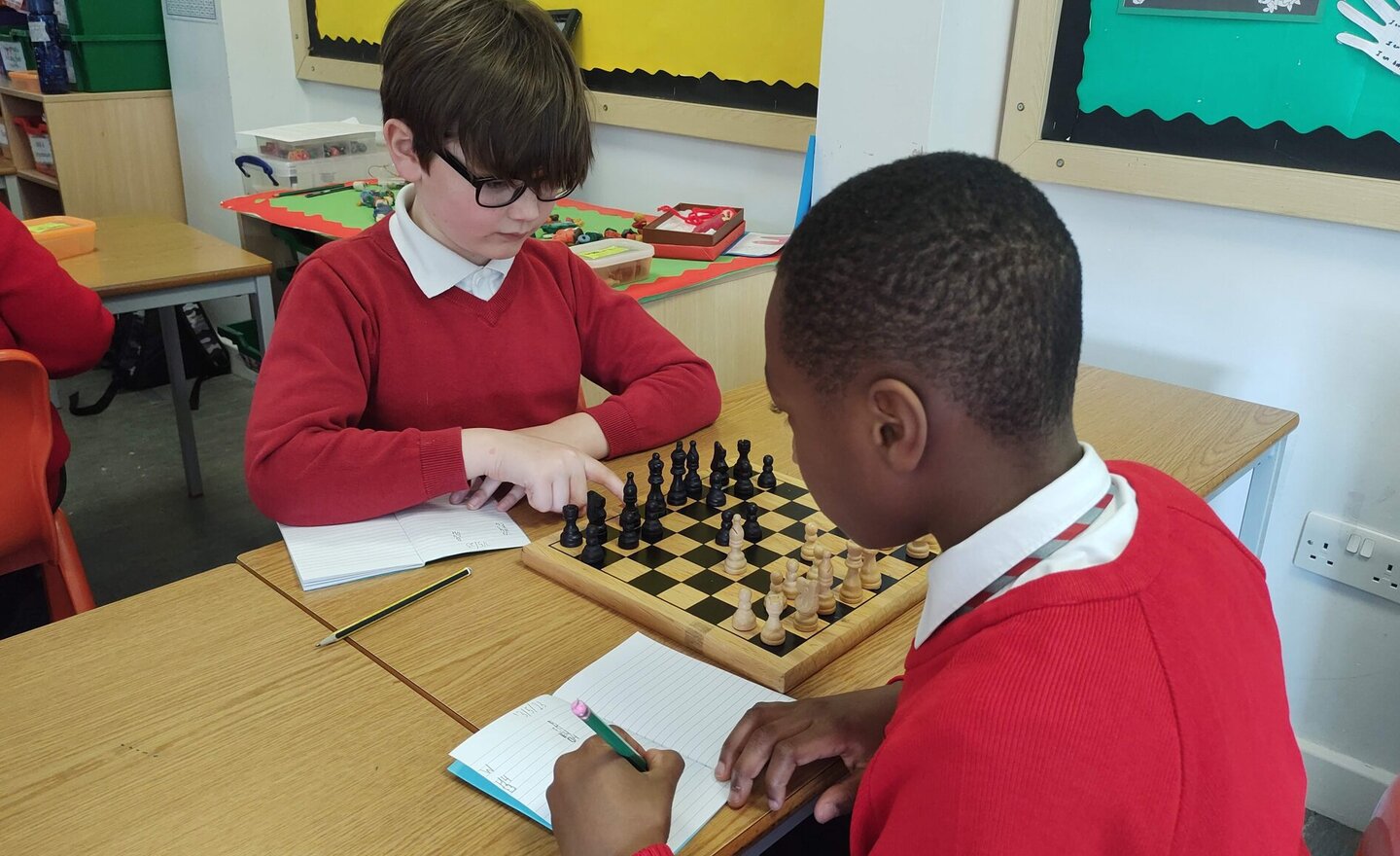 Image of Chess club gets competitive!